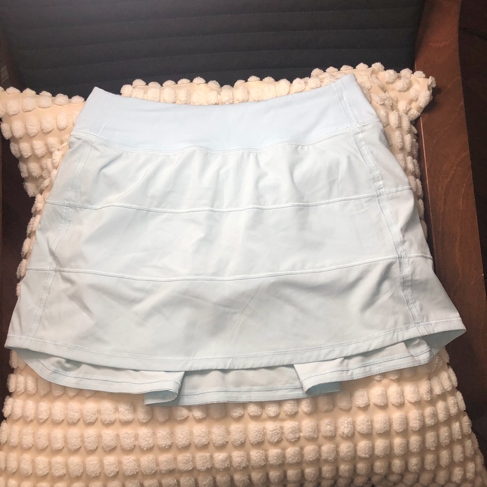 Lululemon Pace rival mid rise skirt in Light Blue